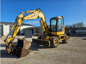 Gumikerekes kotró KOMATSU PW118