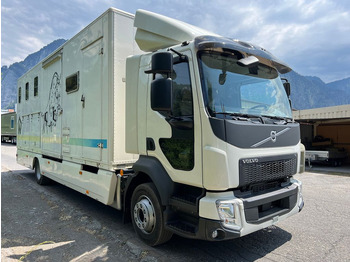 Lószállító kamion Volvo FL280 4x2, E6, Wohnwagen + 2 Pferdeplaetze: 3 kép.