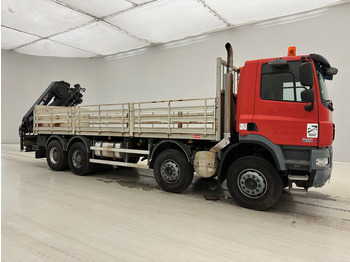 Platós teherautó, Darus autó DAF CF85.410 - 8x4: 3 kép.