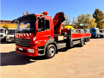 Platós teherautó, Darus autó Mercedes-Benz Atego 1530 mit Kran: 3 kép.