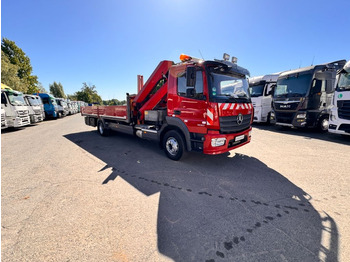 Platós teherautó, Darus autó Mercedes-Benz Atego 1530 mit Kran: 2 kép.