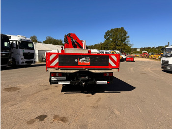 Platós teherautó, Darus autó Mercedes-Benz Atego 1530 mit Kran: 4 kép.