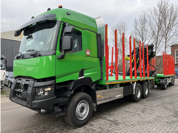 RENAULT Gama K  520 6x4  zabudowa  platforma 3 osiowa z żurawiem lízing RENAULT Gama K  520 6x4  zabudowa  platforma 3 osiowa z żurawiem: 1 kép.