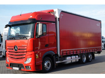 Ponyvás teherautó MERCEDES-BENZ Actros