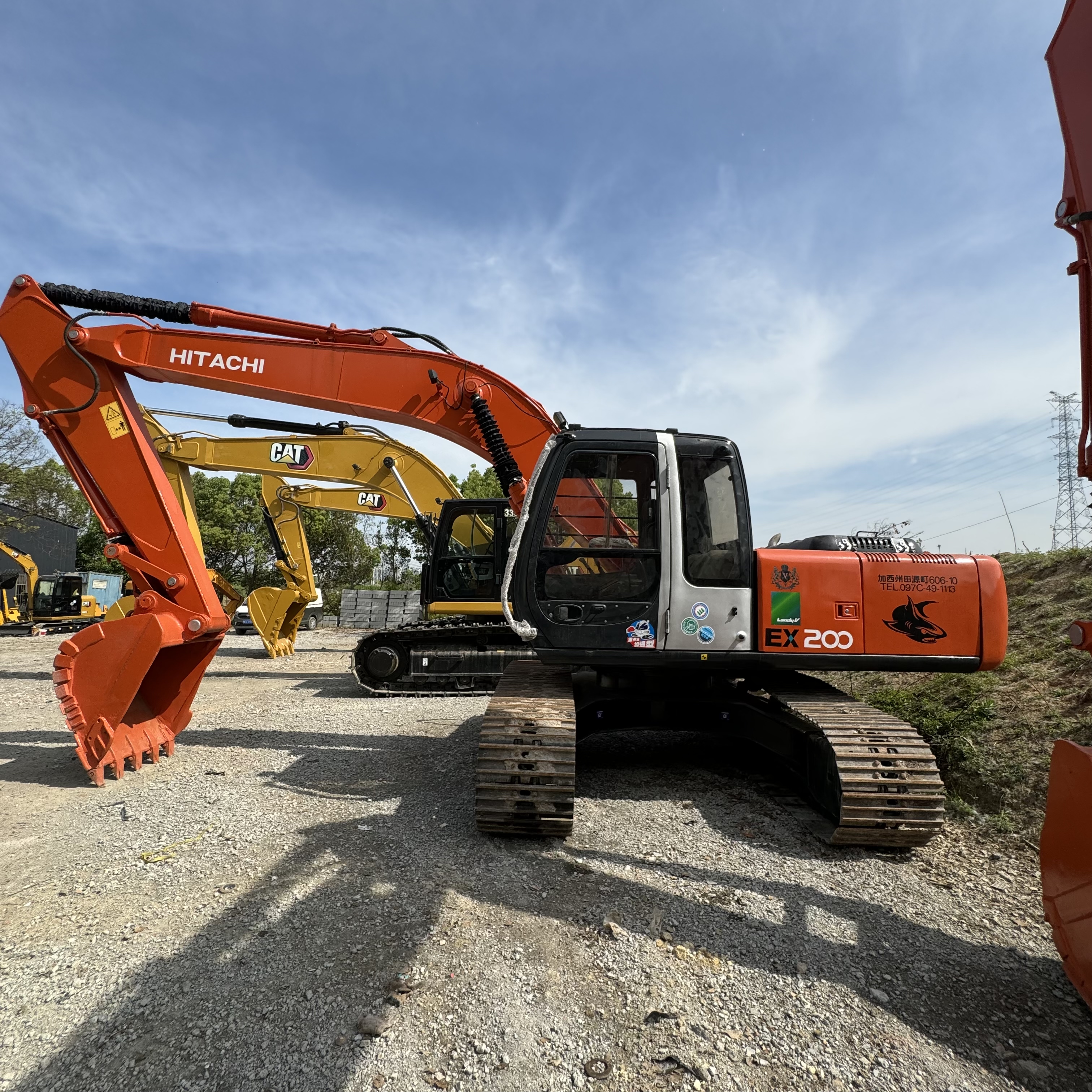 Lánctalpas kotró HITACHI ZX200