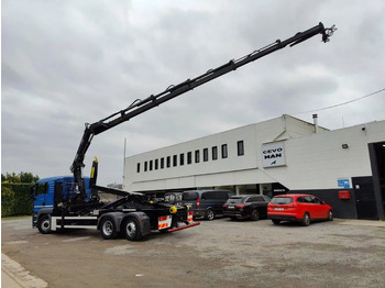 Horgos rakodó teherautó, Darus autó MAN TGS 26.320 Container Marrel + HIAB166 E-5: 4 kép.