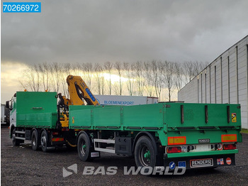 Platós teherautó, Darus autó Volvo FH 400 6X2 Effer 165.00/2S kran Crane Lift+Lenkachse Euro 4: 3 kép.