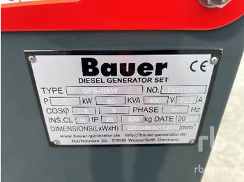 Áramfejlesztő BAUER GENERATOREN GFS-40 ATS 40kW/50kVA: 5 kép.