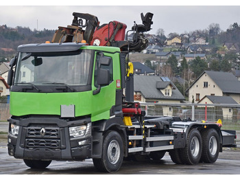 Horgos rakodó teherautó, Darus autó Renault C430* ABROLLKIPPER *LIV 170Z 78 * 6x4: 4 kép.