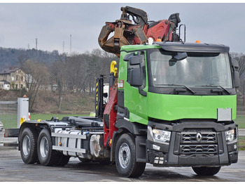 Horgos rakodó teherautó, Darus autó Renault C430* ABROLLKIPPER *LIV 170Z 78 * 6x4: 3 kép.