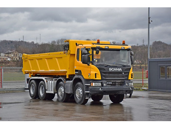 Billenőplatós teherautó SCANIA P 410