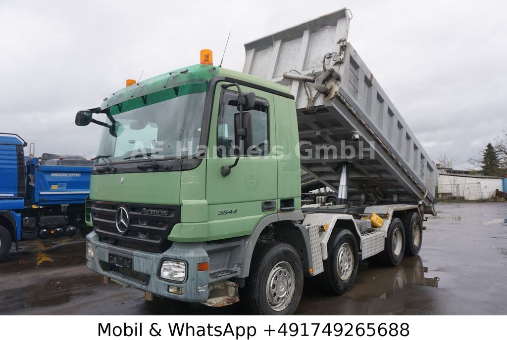 Billenőplatós teherautó Mercedes-Benz Actros II 3244 8x4 BB Meiller *Bordmatik/3-Pedal: 8 kép.