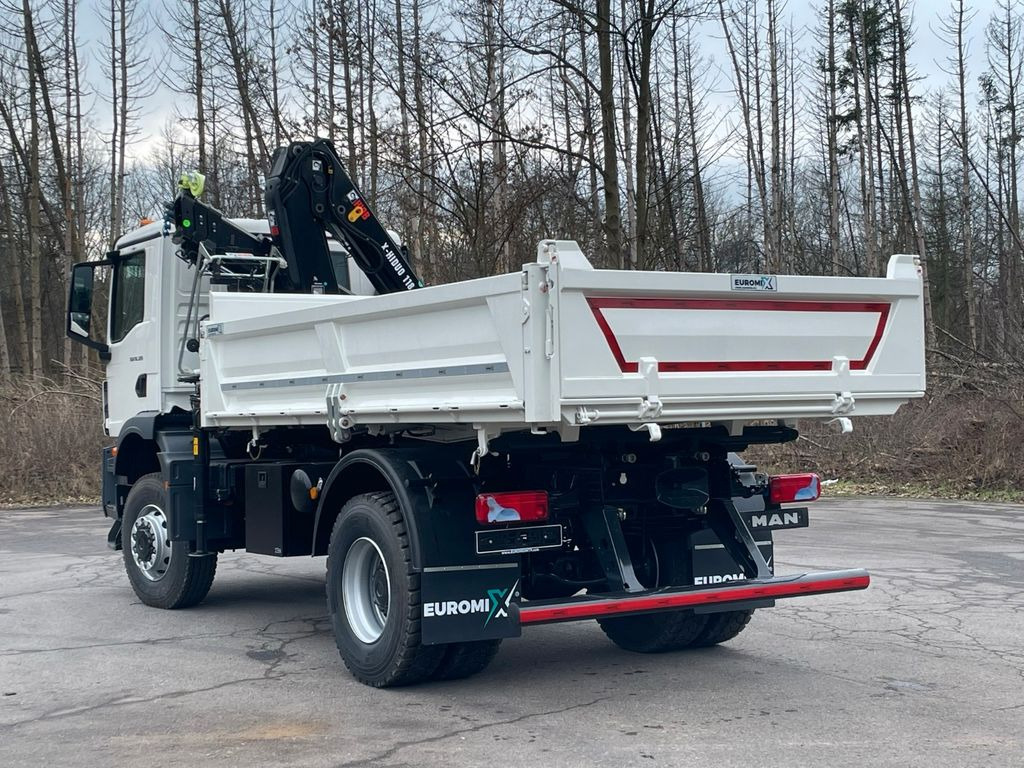 Új Billenőplatós teherautó, Darus autó MAN TGM 18.320 4x4 Euro6e Hiab X-HiDuo 138DS-3: 8 kép.