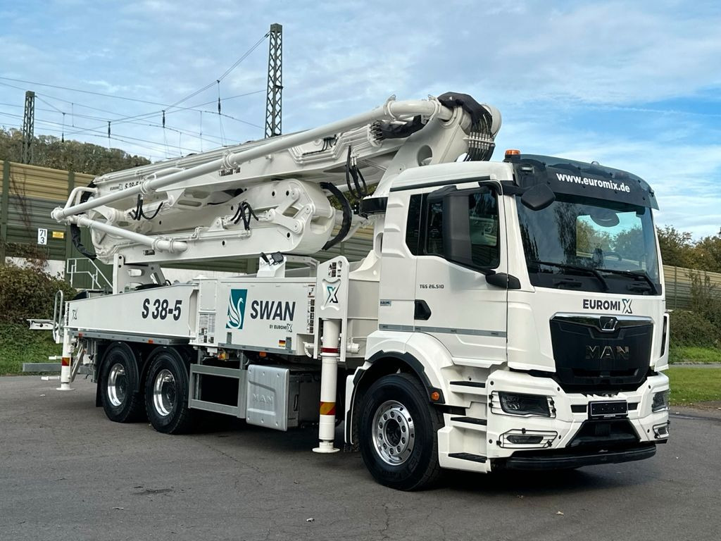 Új Betonpumpa MAN TGS 26.510 6x4 SWAN TSP 38-5 160RZ    ( 38m ): 9 kép.