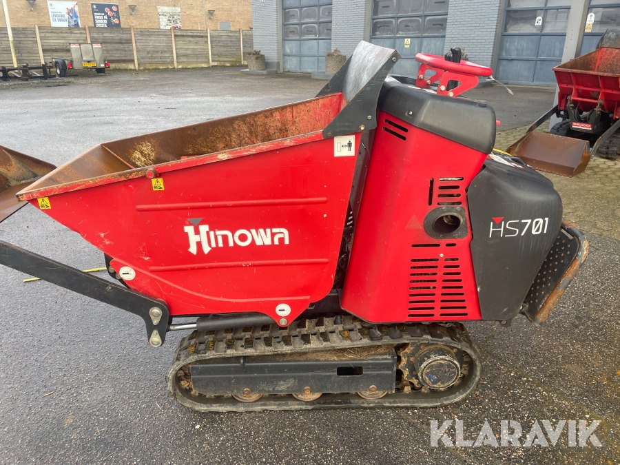 Dömper Dumper Hinowa HS701: 12 kép.