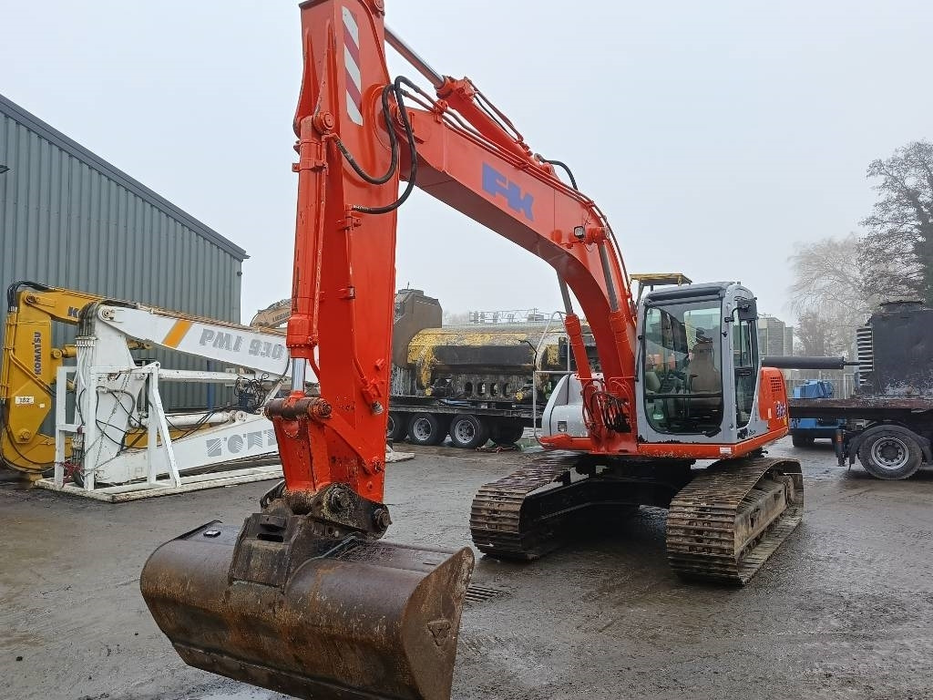 Lánctalpas kotró Fiat-Kobelco hitachi E165 rupskraan tracked excavator ketten ba: 9 kép.