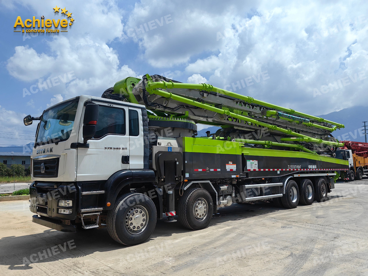 Betonpumpa Zoomlion Zoomlion 70M 70X-6RZ  Concrete pump truck ACTROS 4141 【ACHIEVE】TOP CONDITION!!!: 11 kép.