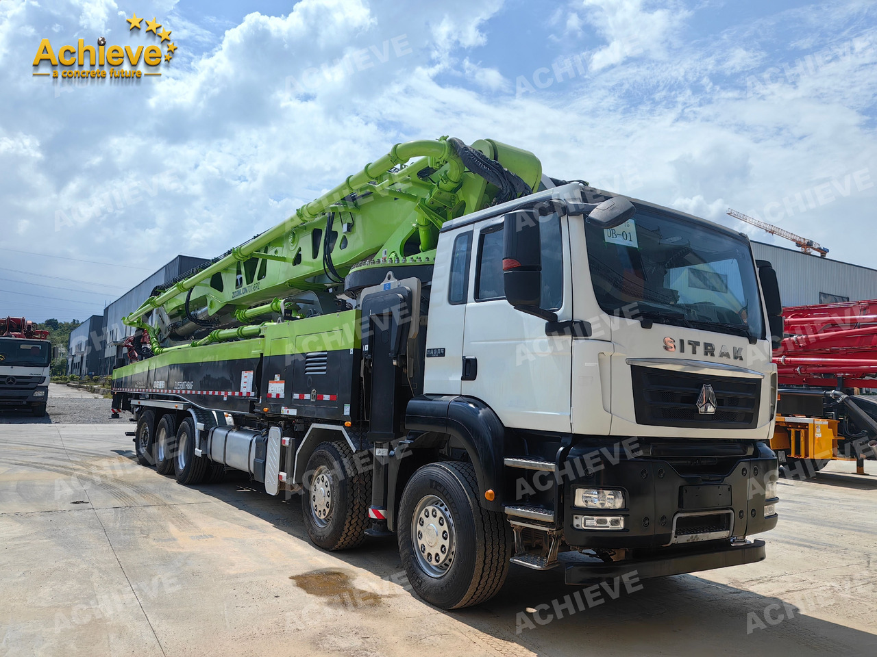 Betonpumpa Zoomlion Zoomlion 70M 70X-6RZ  Concrete pump truck ACTROS 4141 【ACHIEVE】TOP CONDITION!!!: 23 kép.