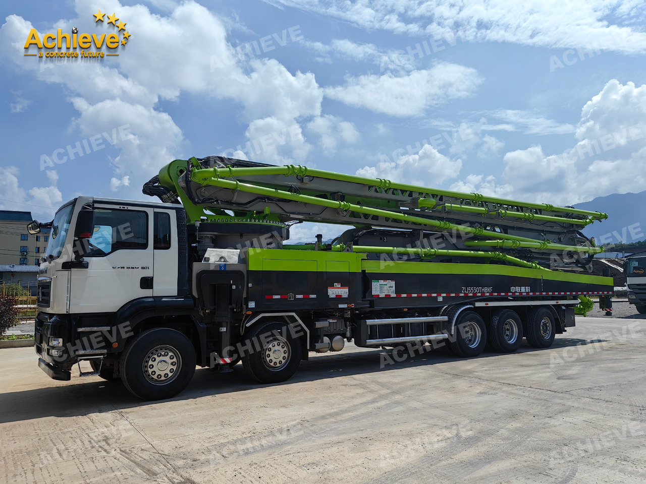 Betonpumpa Zoomlion Zoomlion 70M 70X-6RZ  Concrete pump truck ACTROS 4141 【ACHIEVE】TOP CONDITION!!!: 20 kép.