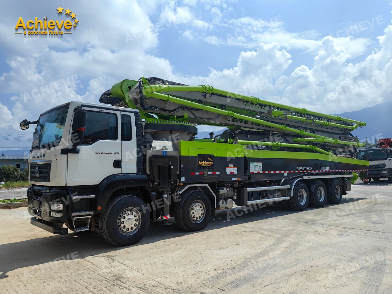 Betonpumpa Zoomlion Zoomlion 70M 70X-6RZ  Concrete pump truck ACTROS 4141 【ACHIEVE】TOP CONDITION!!!: 16 kép.