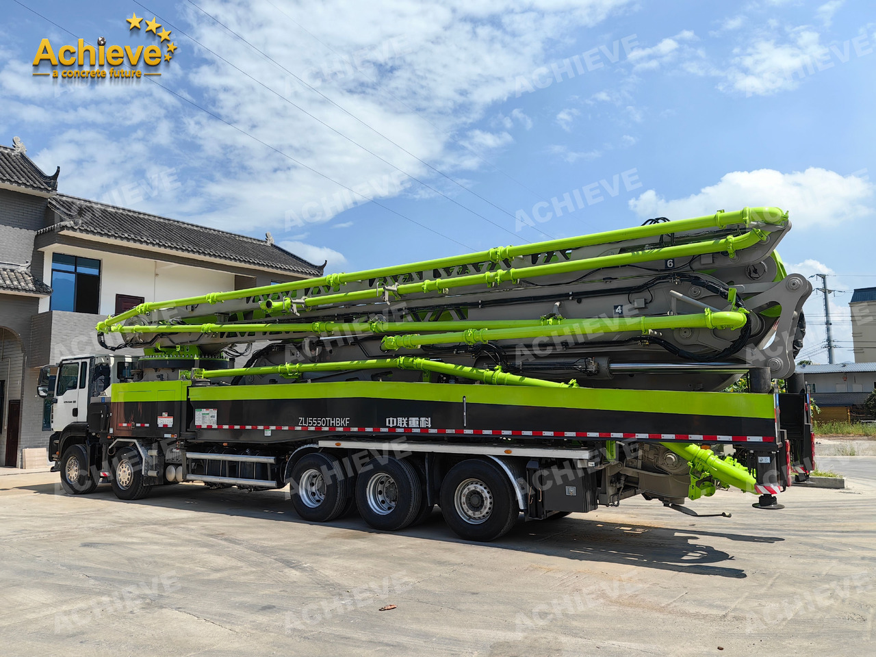 Betonpumpa Zoomlion Zoomlion 70M 70X-6RZ  Concrete pump truck ACTROS 4141 【ACHIEVE】TOP CONDITION!!!: 19 kép.