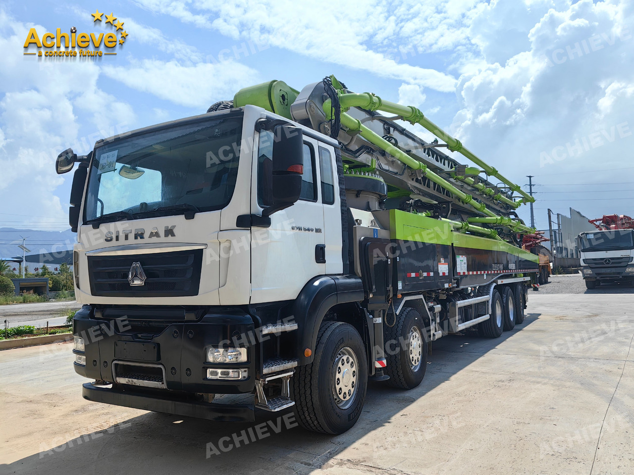 Betonpumpa Zoomlion Zoomlion 70M 70X-6RZ  Concrete pump truck ACTROS 4141 【ACHIEVE】TOP CONDITION!!!: 21 kép.