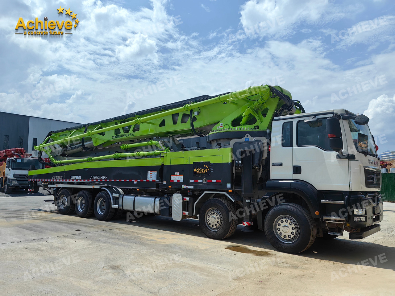 Betonpumpa Zoomlion Zoomlion 70M 70X-6RZ  Concrete pump truck ACTROS 4141 【ACHIEVE】TOP CONDITION!!!: 13 kép.