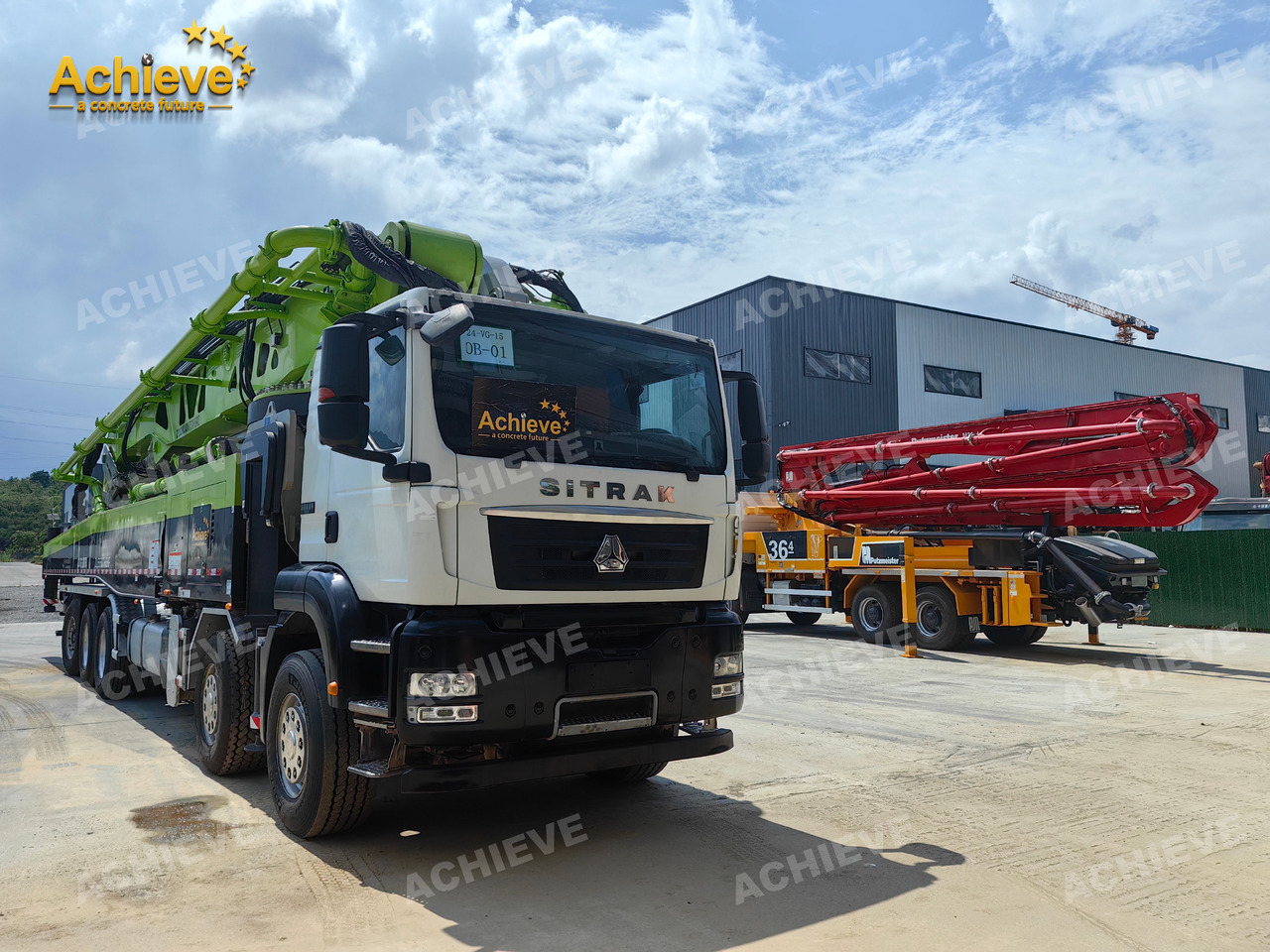 Betonpumpa Zoomlion Zoomlion 70M 70X-6RZ  Concrete pump truck ACTROS 4141 【ACHIEVE】TOP CONDITION!!!: 14 kép.