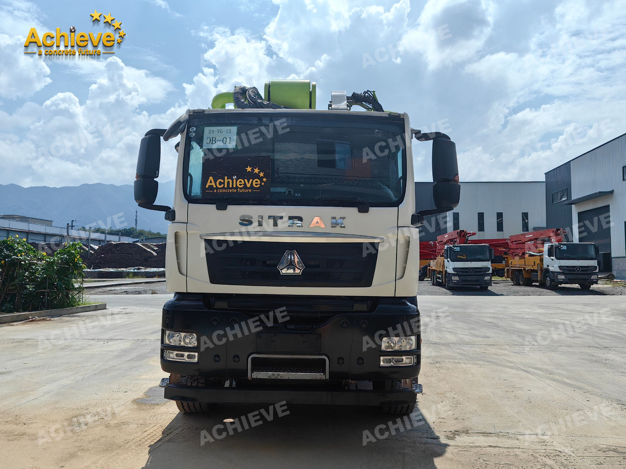 Betonpumpa Zoomlion Zoomlion 70M 70X-6RZ  Concrete pump truck ACTROS 4141 【ACHIEVE】TOP CONDITION!!!: 15 kép.