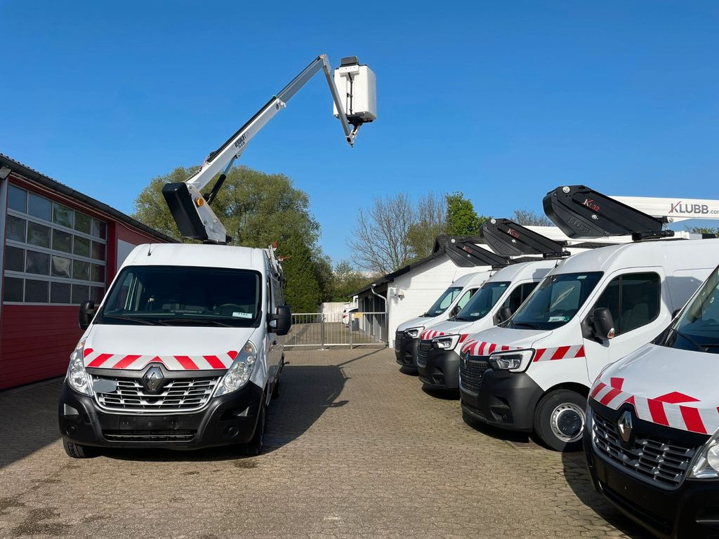 Emelőkosaras teherautó Renault Master Hubarbeitsbühne Time Versalift ETL-32-125: 13 kép.