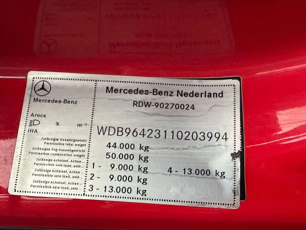 Horgos rakodó teherautó Mercedes-Benz Arocs 8X4 VDL S-30-6600 HAAKARMSYSTEEM/ABROLLKIP: 23 kép.