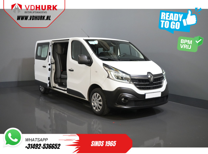 Kis furgon, Duplakabinos kisteherautó Renault Trafic 2.0 dCi 120 pk L2 DC Dubbel Cabine BPM VRIJ! Ready2Go LED/ 2x Schuifdeur/ Navi/ Carplay/ Climate/ Camera/ PDC/ Cruise/ Trekhaak/: 8 kép.