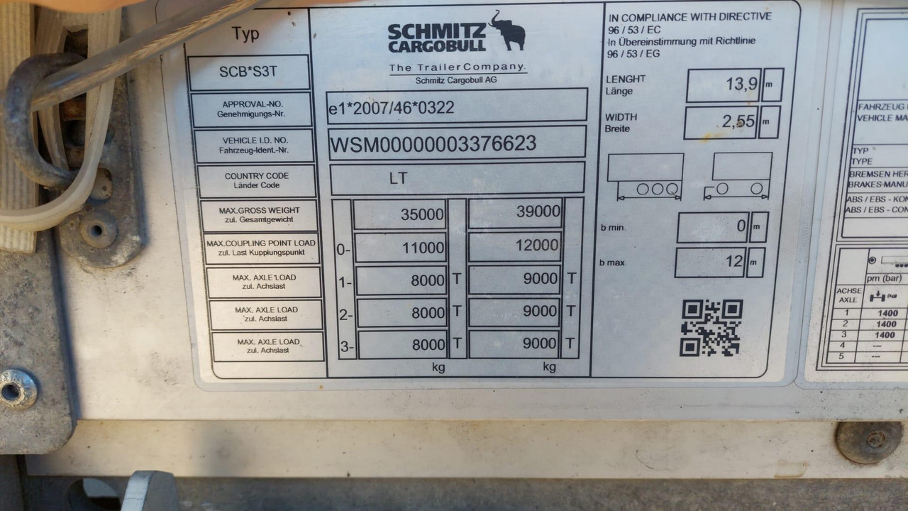 Ponyvás félpótkocsi Schmitz Cargobull SCS24/L Varios: 11 kép.