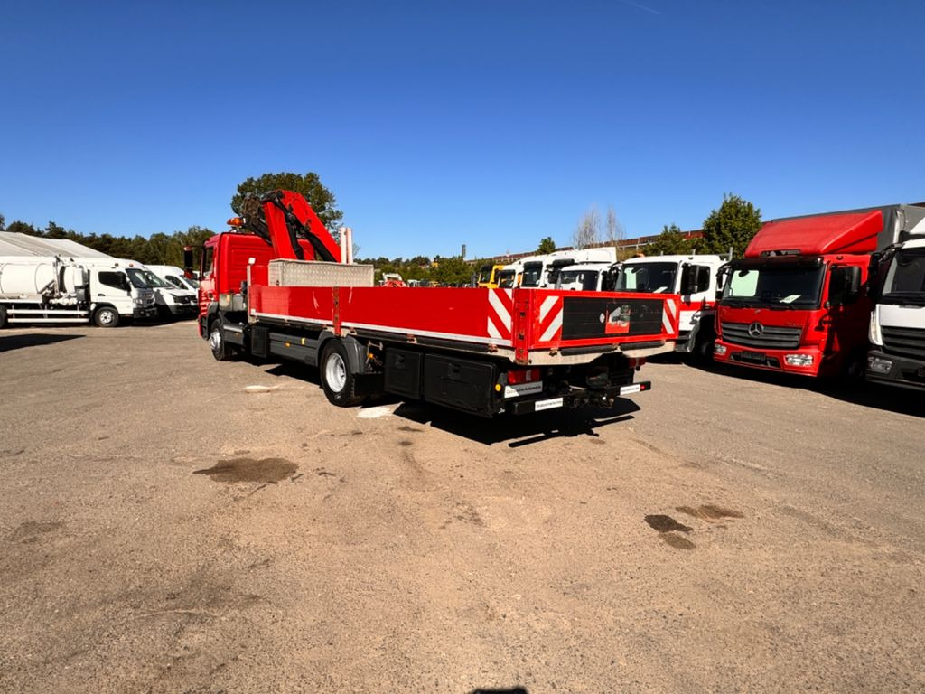 Platós teherautó, Darus autó Mercedes-Benz Atego 1530 mit Kran: 7 kép.