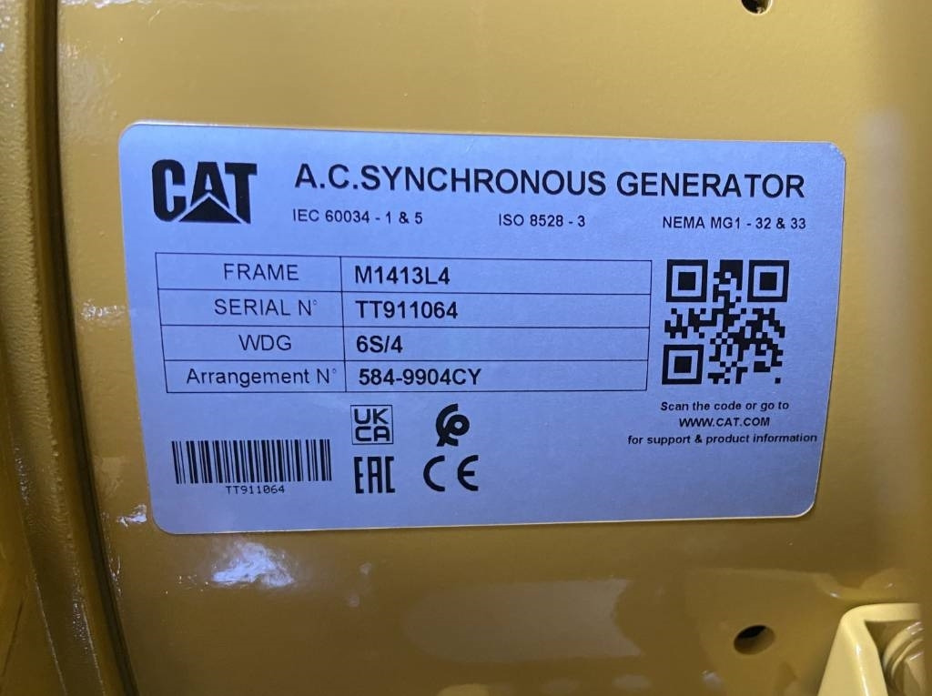 Új Áramfejlesztő CAT DE13.5E3 - 13.5 kVA Generator - DPX-18001: 17 kép.