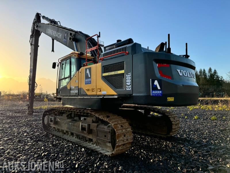 Kotrógép 2017 Volvo EC480 ELR long reach 19 meter med AMV bortårn, GPS, Radiostyring: 8 kép.