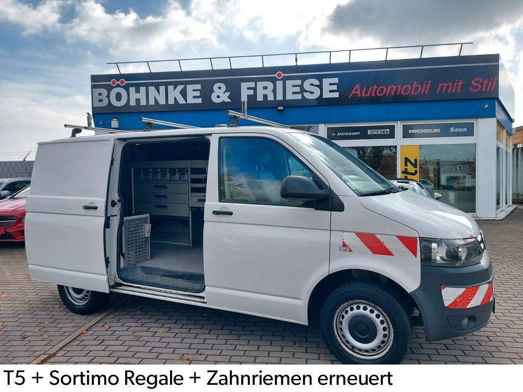 Minibusz, Kisbusz Volkswagen T5 Transporter Kasten Kombi Sortimo AHK Winter: 1 kép.