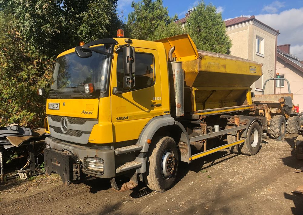 Hóeltakarító gép Mercedes-Benz Mercedes Axor 1824 schmidt 4x2 pług piaskarka solarka: 15 kép.