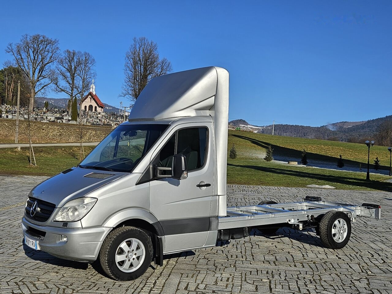 Alvaz teherautó, Kisteherautó Mercedes-Benz Sprinter 319 CDI Rama Max ! Klima ! 3.0 CDI *190 Koni !: 24 kép.