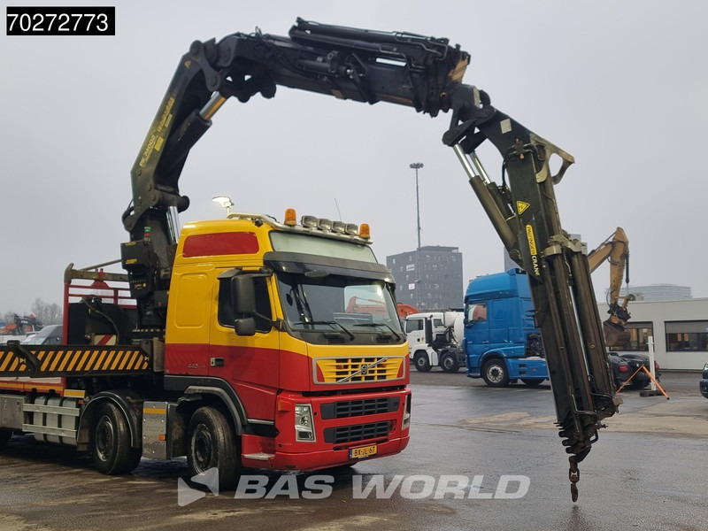 Platós teherautó, Darus autó Volvo FM 440 8X2 NL-Truck Palfinger PK74002 Kran + Jib + Winch Lift+Lenkachse Euro 5: 10 kép.