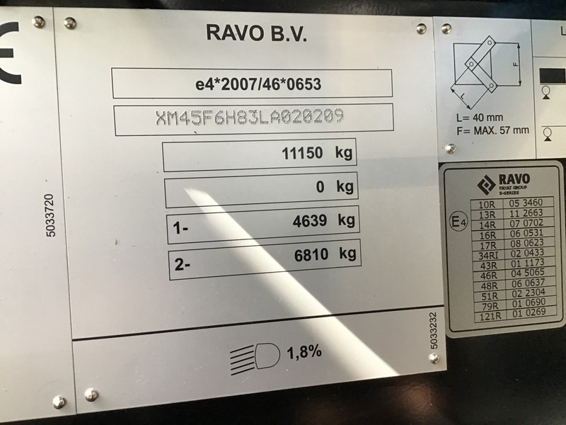 Utcaseprő gép Ravo 5-SERIES 580 with 3-rd brush: 7 kép.