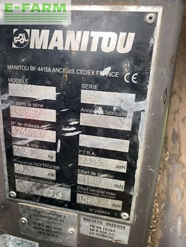 Teleszkópos rakodó Manitou mlt 741 120: 6 kép.