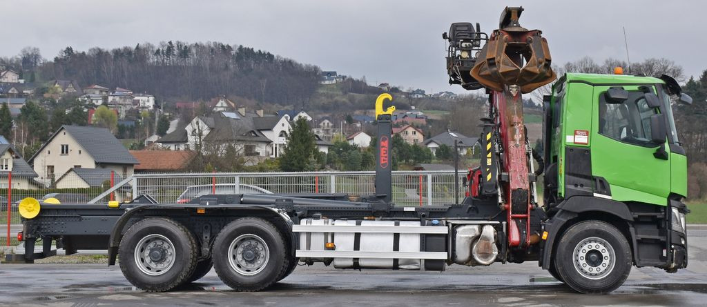 Horgos rakodó teherautó, Darus autó Renault C430* ABROLLKIPPER *LIV 170Z 78 * 6x4: 6 kép.