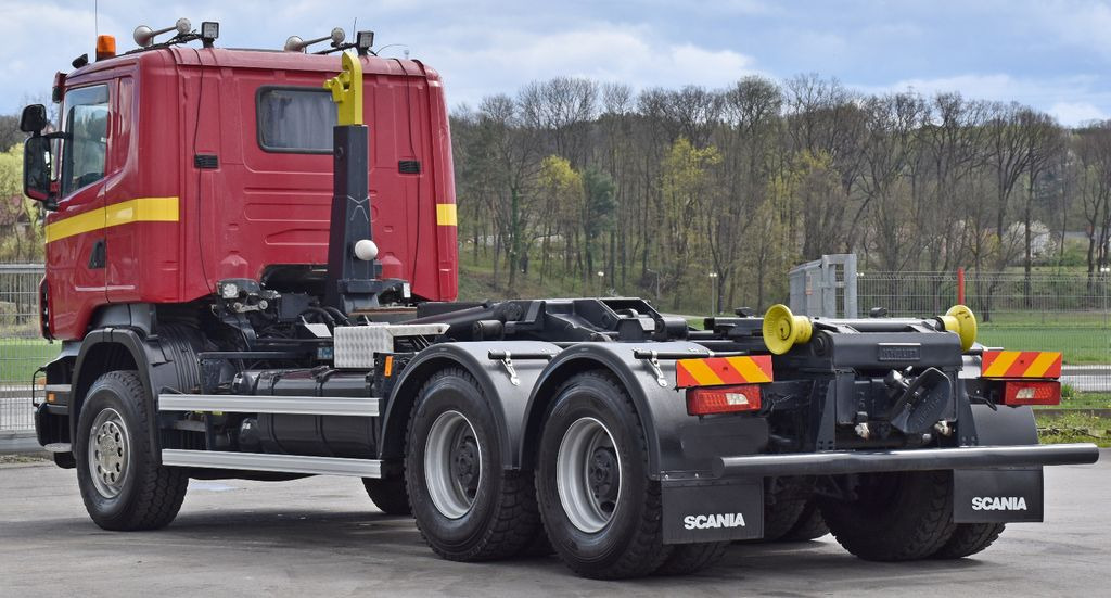 Horgos rakodó teherautó Scania R 420 Abrollkipper *6x4* Top Zustand !: 7 kép.