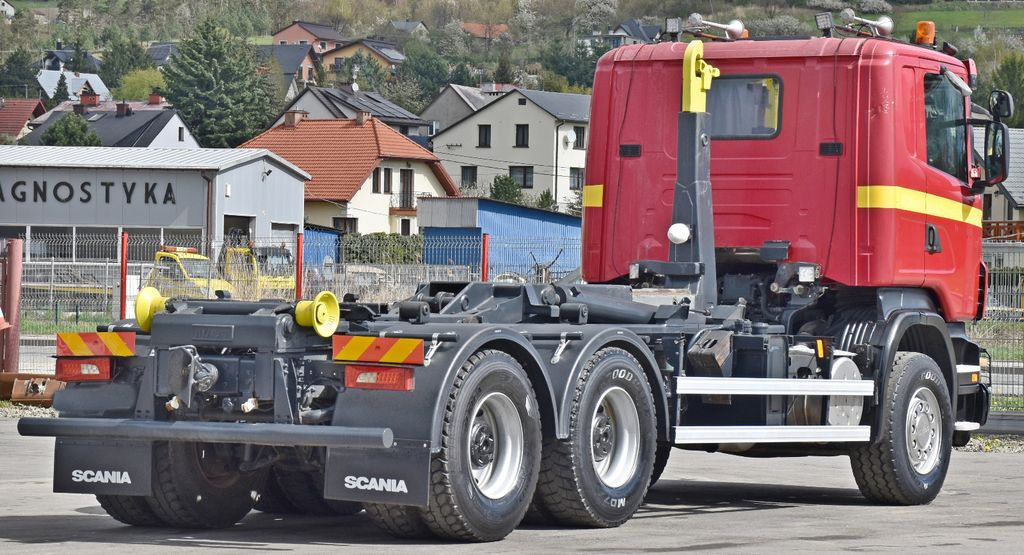 Horgos rakodó teherautó Scania R 420 Abrollkipper *6x4* Top Zustand !: 6 kép.