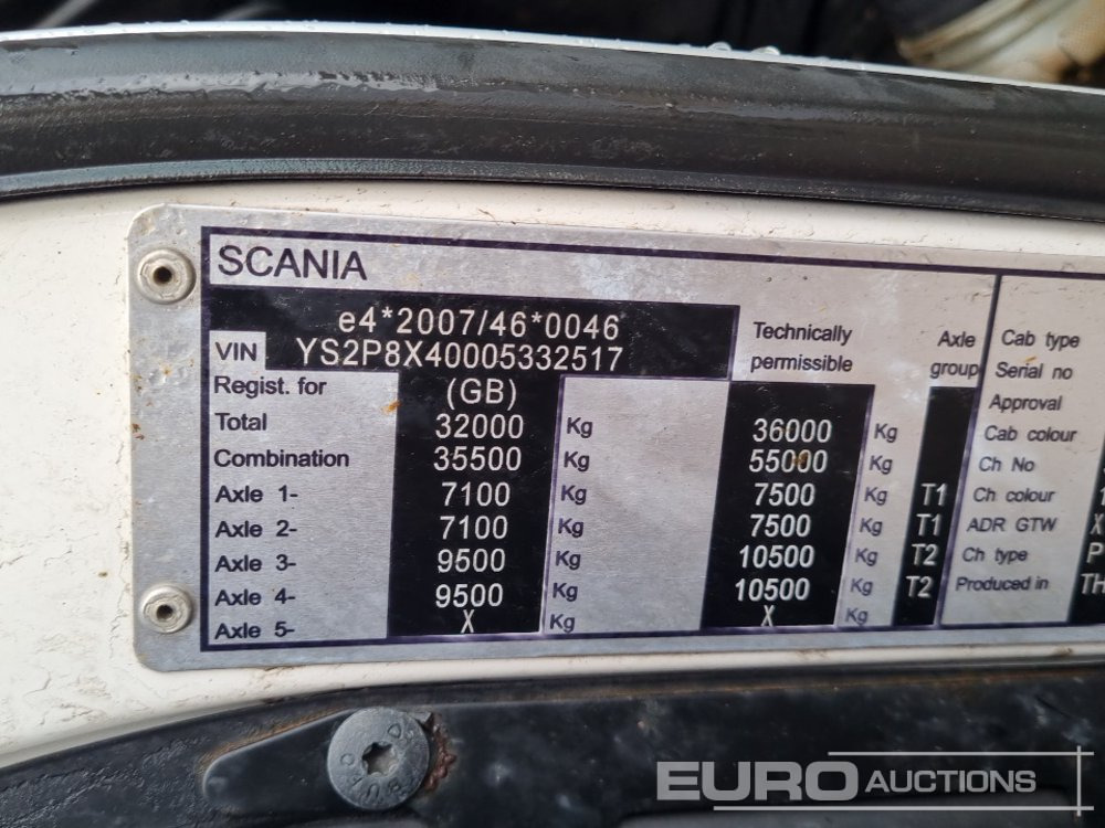 Billenőplatós teherautó 2013 Scania P400: 43 kép.