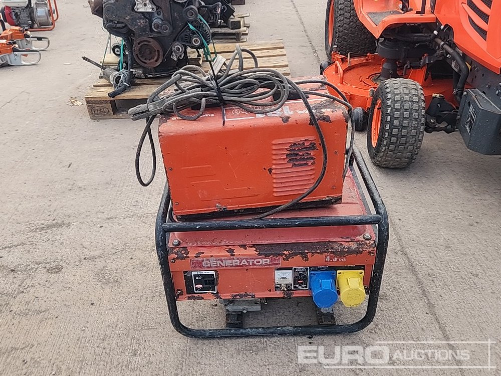 Áramfejlesztő 4Kva Petrol Generator & Nova 181 Arc Welder (2 of): 8 kép.