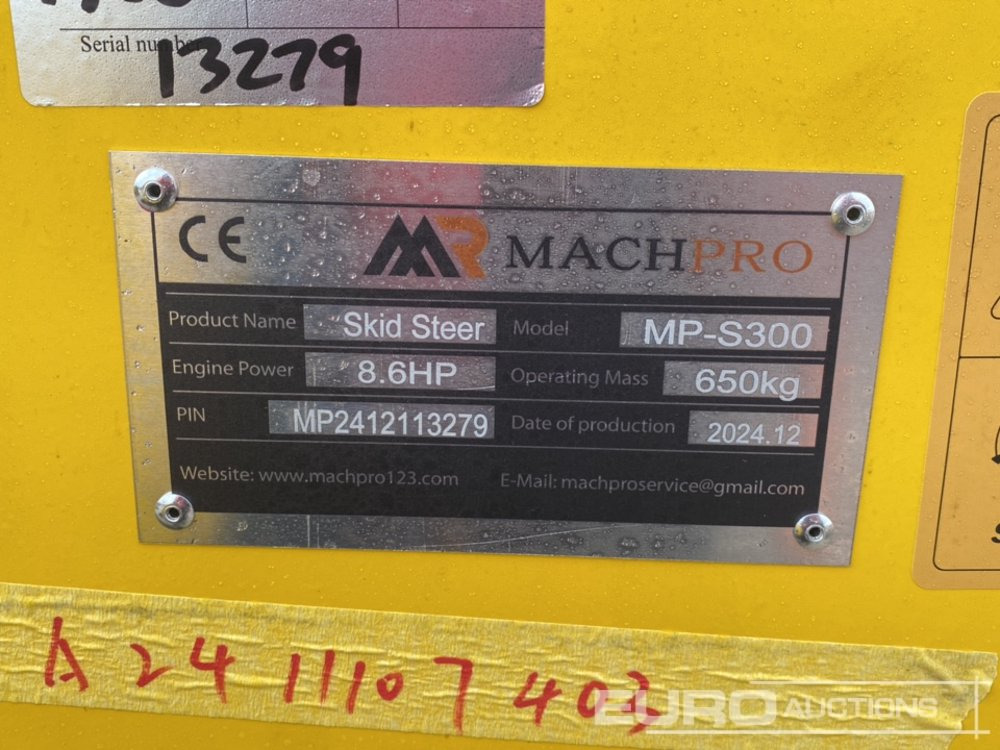 Mini homlokrakodó Unused 2024 Machpro MP-S300: 19 kép.