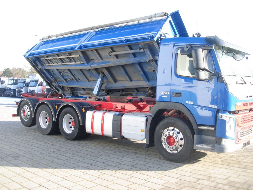 Billenőplatós teherautó Volvo FM 460 TR /8x4 4-Achs Kipper Tridem, Nachlaufach: 8 kép.